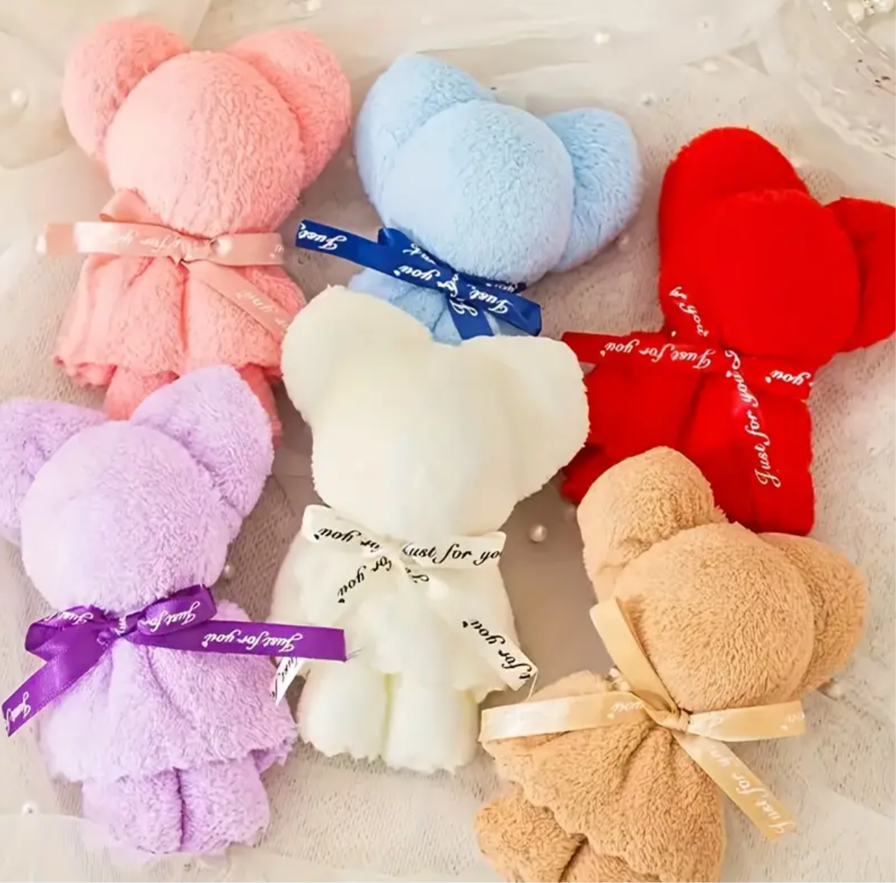 Teddy bear towels